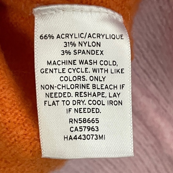 HALOGEN x Atlantic-Pacific Mix Stripe Puff Sleeve Sweater Small - Picture 8 of 8